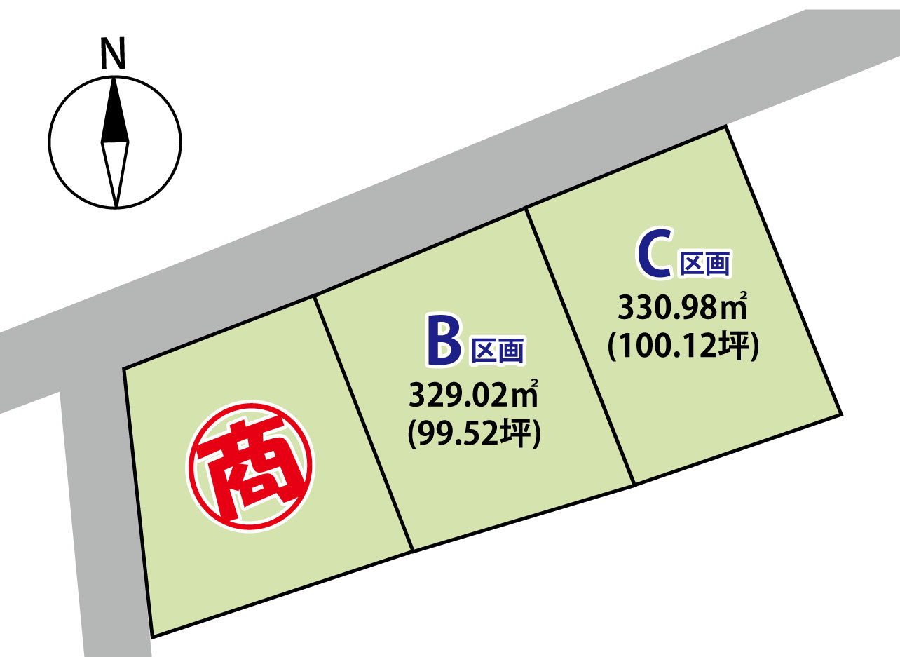 佐久市田口 3区画分譲