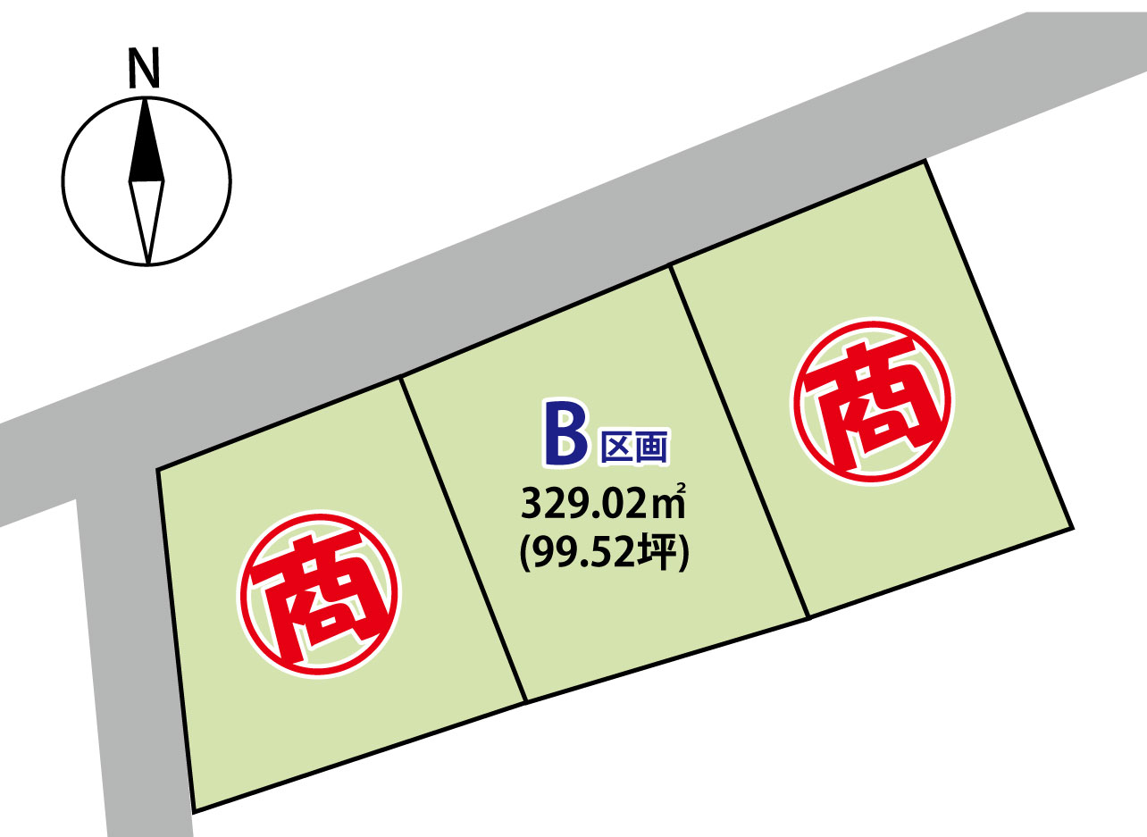 佐久市田口　３区画分譲